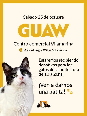 Paradeta solidària dissabte 25 d'octubre 1 Paradeta guaw